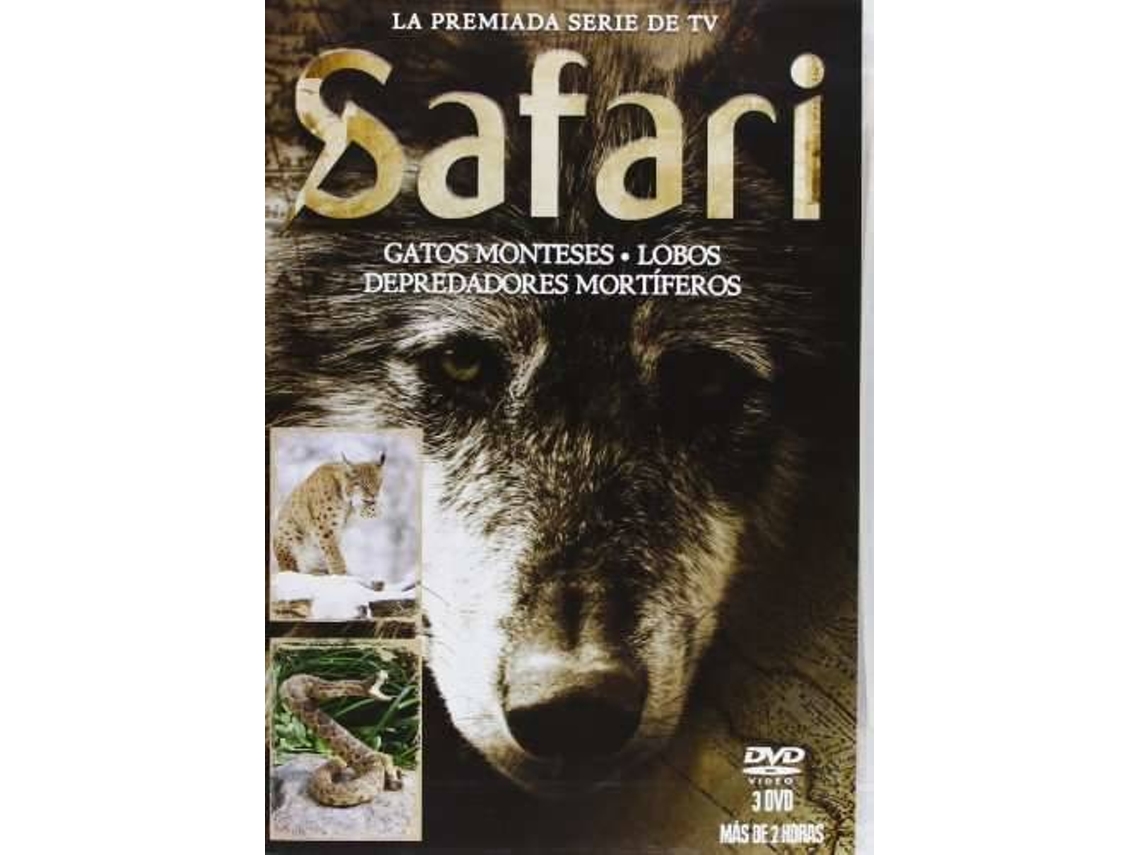 DVD Pack Safari 2: Gatos Monteses + Lobos + Depredadores Mortíferos (Edição em Espanhol)