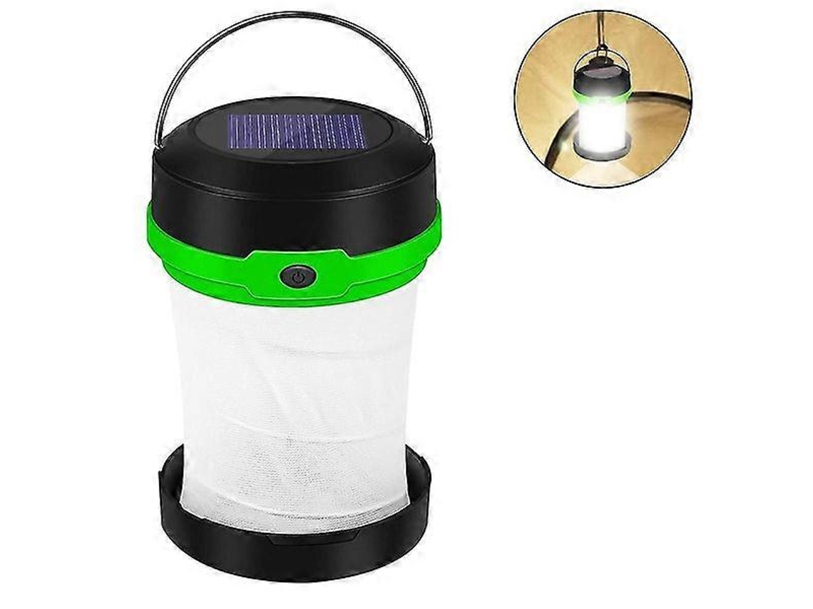Lanterna De Acampamento Led Movida A Energia Solar Recarregável Por Energia Solar Ou Usb, Portátil E Recarregável. Olysi Shop
