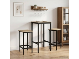 Vidaxl Banco De Bar 2 Unid. Carvalho Sonoma 40 X 32 X 64 Cm