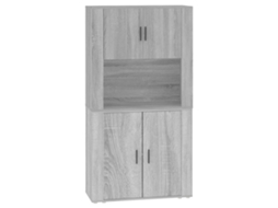 Highboard, Highboards Vidaxl Cinzeto Madeira Processada (n/a)