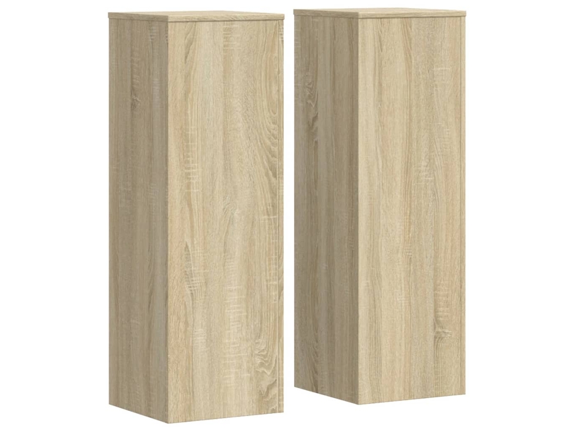 Plant Stand, Plant Stands Vidaxl Marrom Madeira Processada (33 X 33 X 100 Cm)