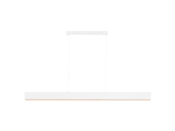 Lámpara Led Colgante Beliani Mara De Hierro Blanco 120x3x211