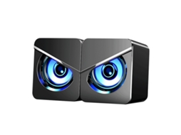Par De Alto-falantes Para Computador Desktop Com Bass Forte E Som Estéreo 4d, Conexão Usb Fio Para Casa