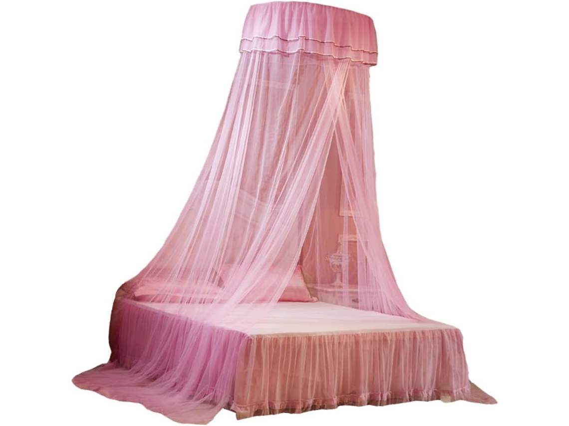 Mosquiteiro Clássico De Renda Para Pendurar No Quarto, Mosquiteiro De Cabeceira Para Quarto Dormir