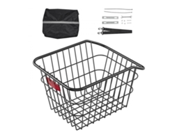 Cesto Traseiro Para Bicicleta Resistente, Fácil De Montar, Capacidade Até 22 Kg, Ideal Para Transporte Tekmaquinas.
