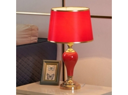 Abajur De Mesa Mengjay, Luminária Criativa De Porcelana Vermelha, Abajur De Cabeceira Para Quarto, Luminárias
