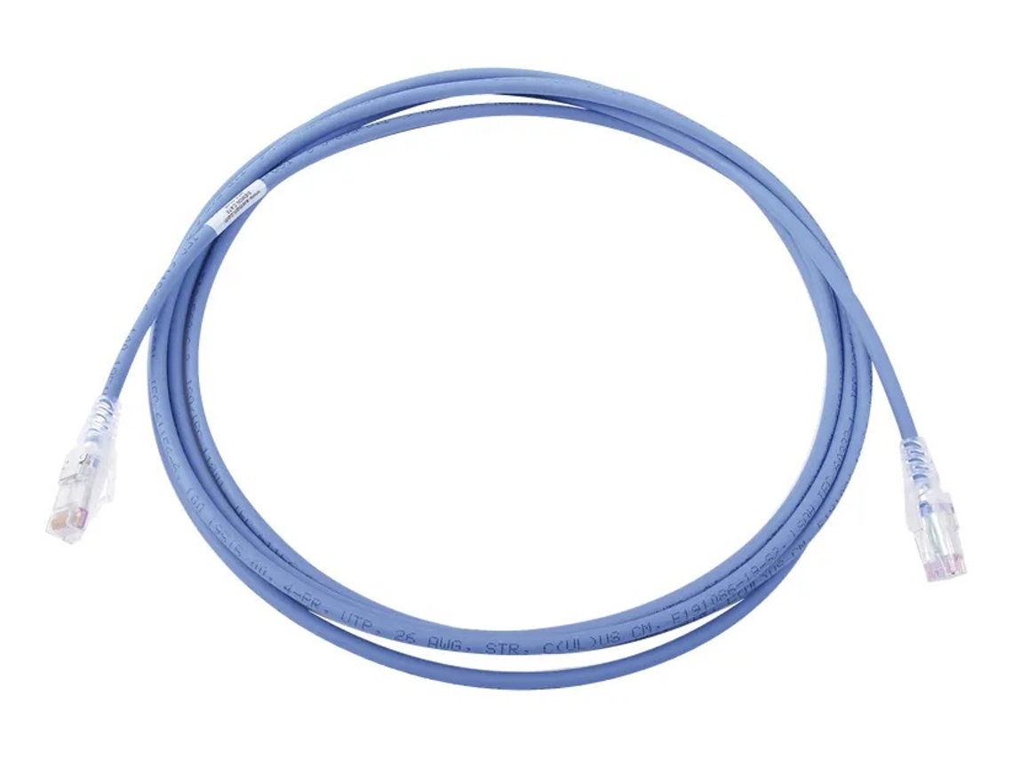 Lurelia Patch Cord Cat6 Utp 10 Pés Azul Cm/lszh Rj45, Cabo De Ligação Para Rede Estruturada