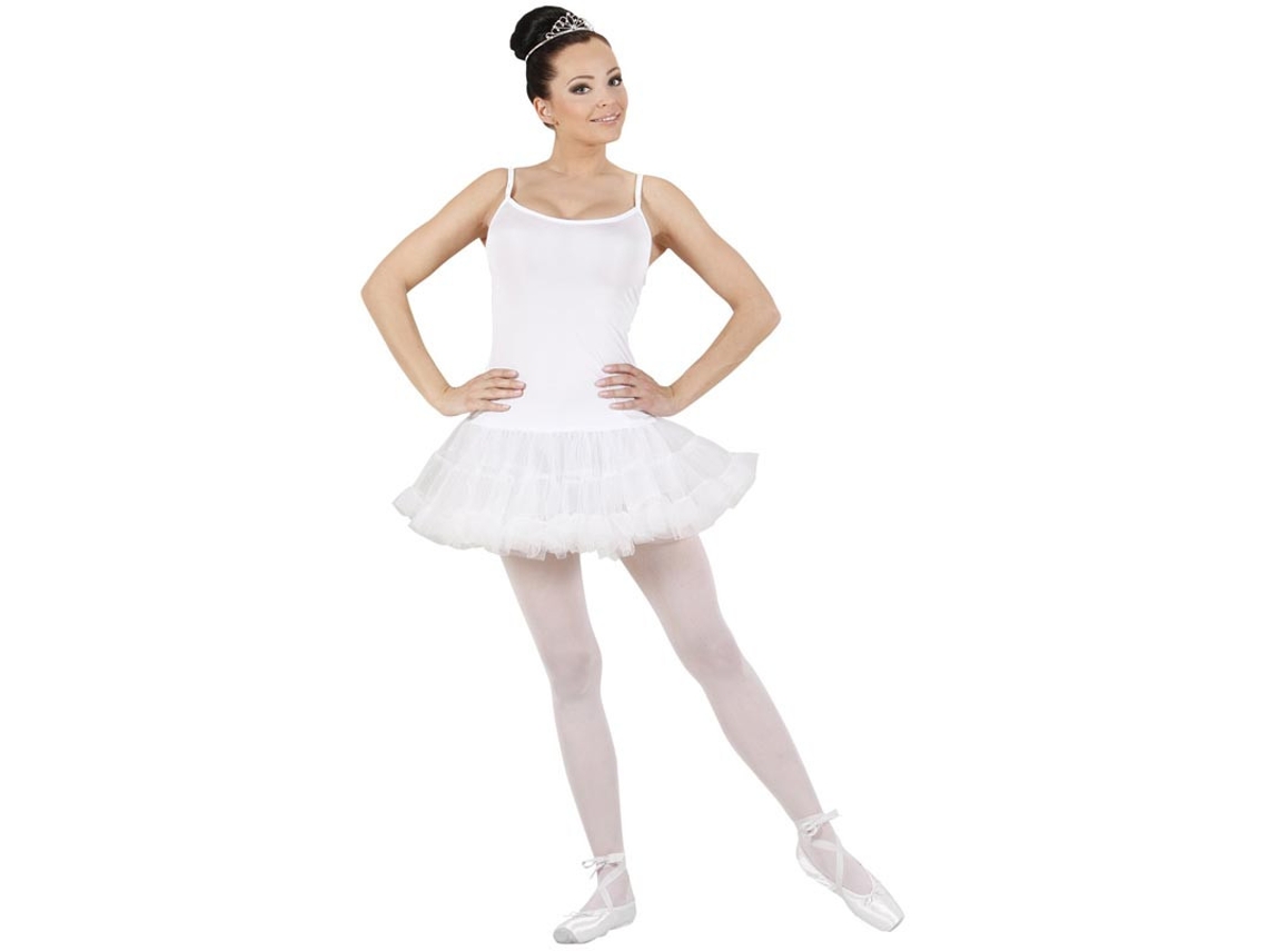 Fato de Ballet Prima Ballerina branco para mulher