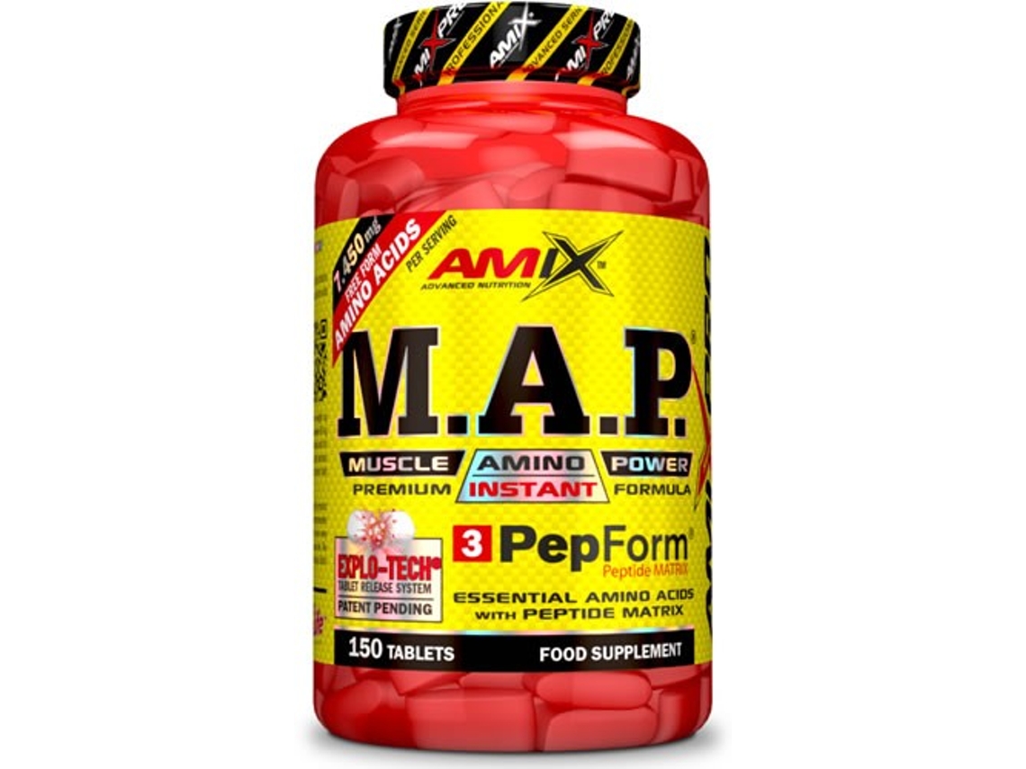 Suplemento Alimentar AMIX PRO MAP Muscle Amino Power 150 Tabs ...