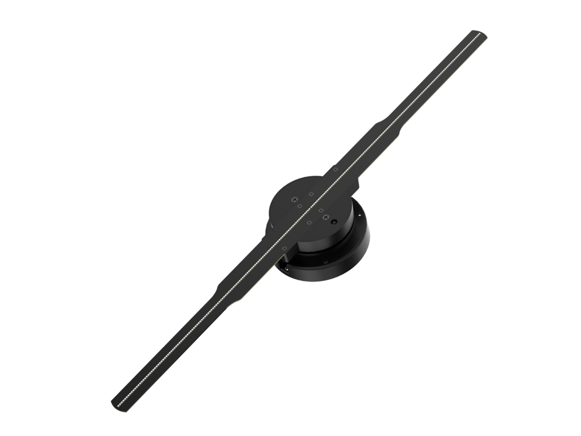 Projetor De Holograma 3d Pd42 Led Com 244 Lâmpadas Controle Remoto 16gb Para Negócios Lojas Eventos