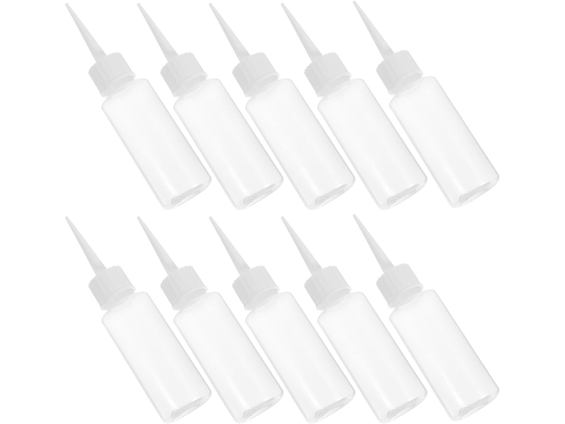 Frasco Aplicador De Cola De Plástico De 50 Ml, Pacote Com 20 Unidades