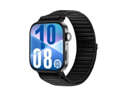 Bracelete para Huawei Watch Fit 3 / Fit 4 / Fit 4 Pro Nylon Trançado Preta XIAOMOYU