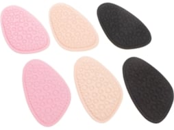 Palmilhas Antiderrapantes Para Salto Alto Feminino, Palmilhas De Tecido Resistentes Ao Desgaste, Pacote Com 3 Pares Para