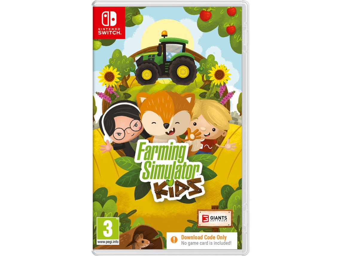 Jogo Nintendo Switch Farming Simulator Kids (Código de Descarga na Caixa)