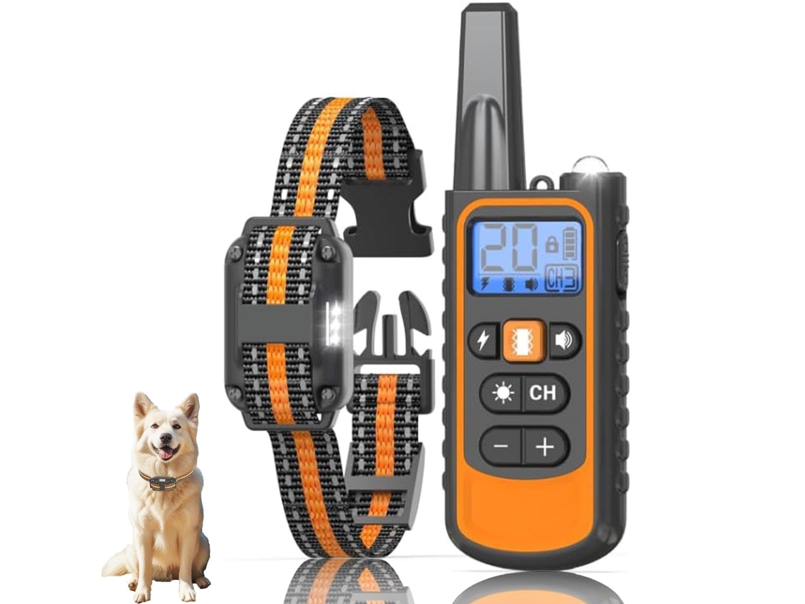 Coleira de Adestramento Canino com Receptor e Controle Remoto YANYXR