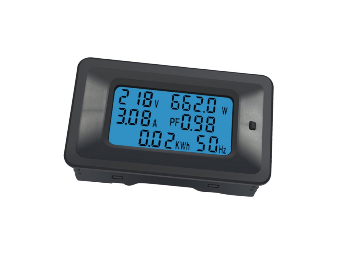 Yuru medidor Digital de Energia Lcd 100a Voltmeter Amperímetro Watt Frequência Potência Fator de Potência