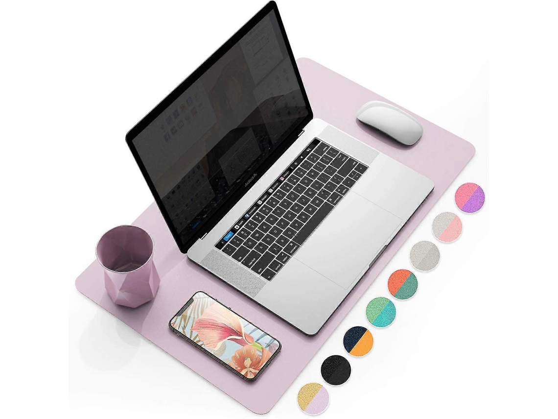 Mousepad Multifuncional Para Mesa De Escritório, Ultrafino E Impermeável, Em Couro Pu. Olysi Shop
