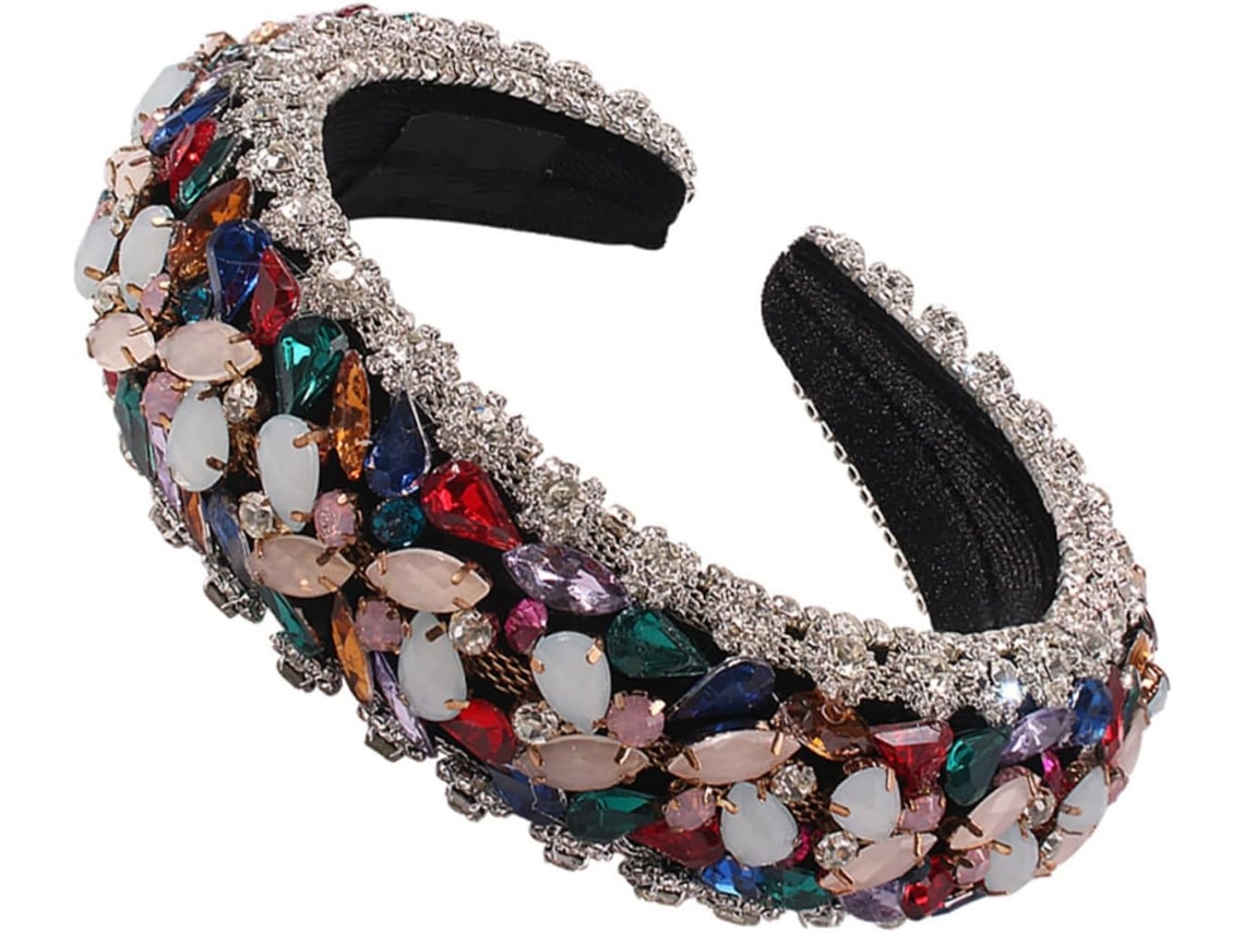 Tiara De Vidro Para Mulheres, Tiara Com Miçangas, Lindo Acessório De Cabelo.