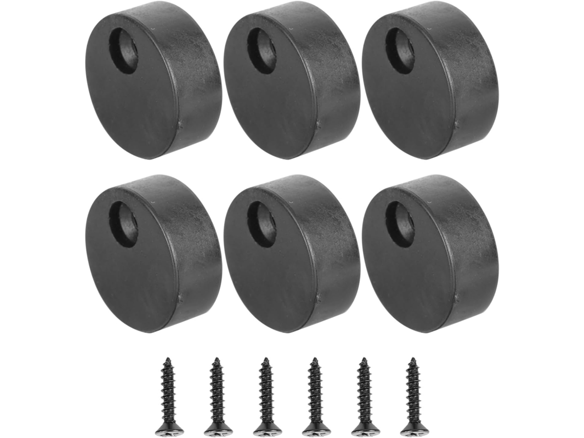 Conjunto De 5 Peças Anti Descarrilamento Pretas Para Porta Celeiro, Com Operação Suave E Estável Para Portão Externo