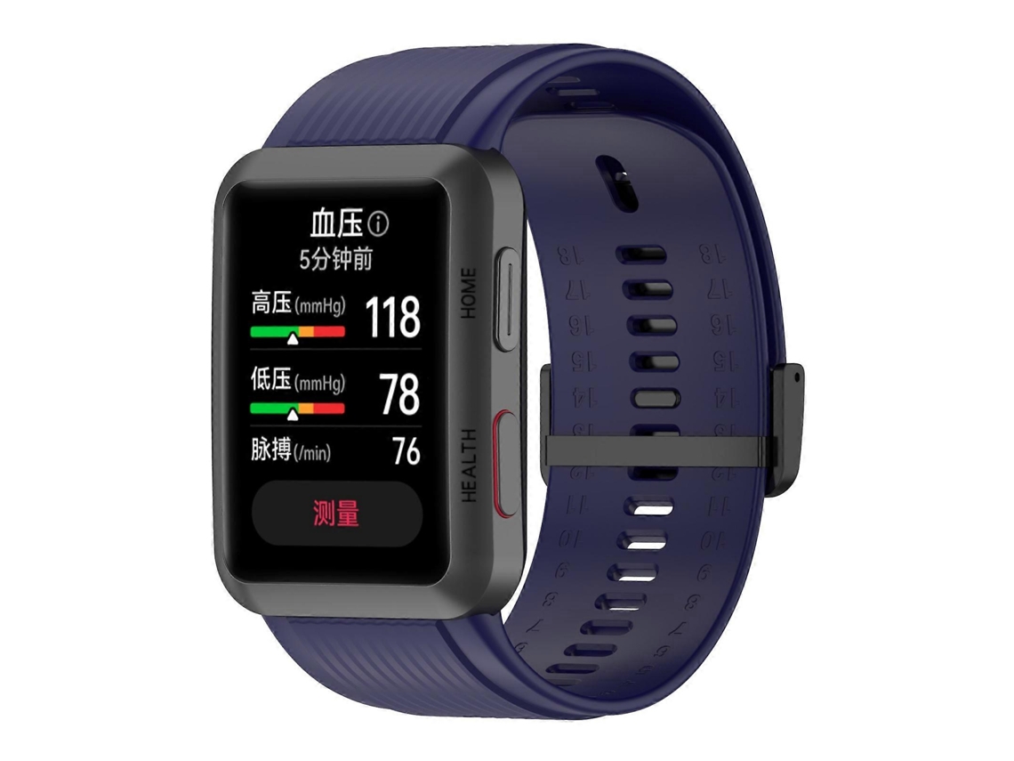 Pulseira De Silicone De Cor Sólida Com Fivela Para Huawei Watch D