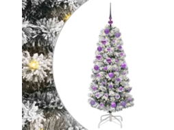 Conjunto 1 Decoração De Árvore De Natal Vidaxl Verde Pvc (120 Cm)