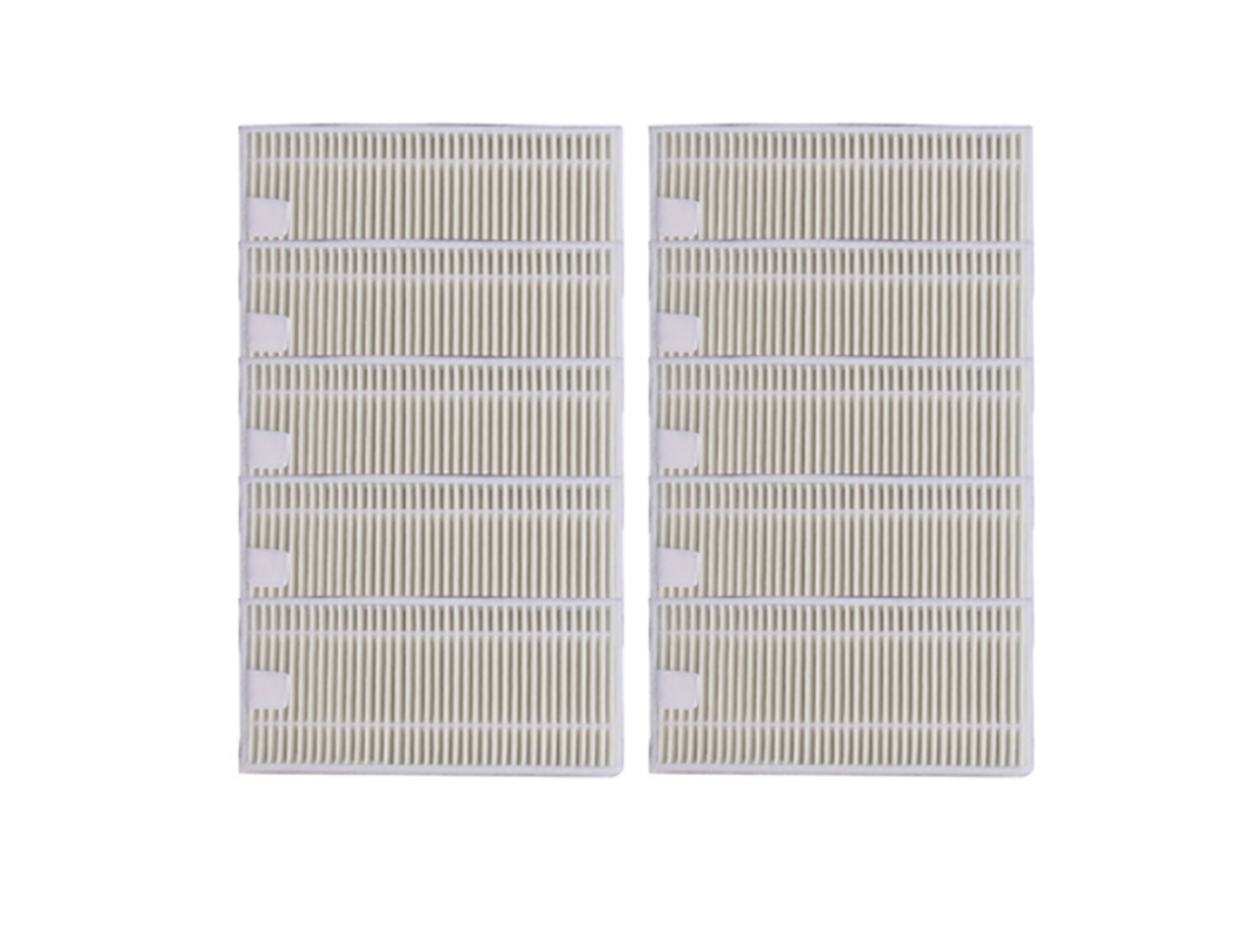 Filtros hepa 10 peças aspirador de pó robótico com filtro hepa para conga slim 890 /750 peças de aspirador de pó robótico