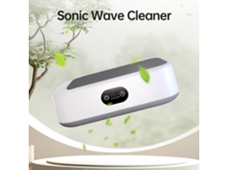 Limpador de Joias Sonic Wave 49khz com Tanque de Aço Inoxidável 304 340ml Timer Digital para Joias Óculos Anéis Próteses