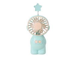 Ventilador Portátil Rechargeável Silencioso Luz Noturna