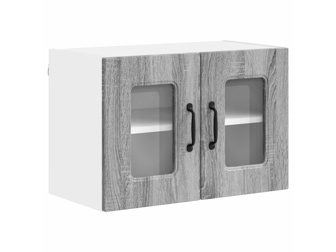 Conjunto 1 Armário De Cozinha Vidaxl Cinzento Derivados De Madeira (60 X 31 X 40 Cm)