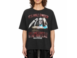 Rockinstone Halloween Goodscare Black Adult T-shirt Size:s