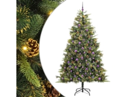 Árvore De Natal Artificial Vidaxl Verde Pvc (240 Cm)