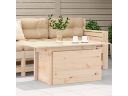 Vidaxl Mesa De Jardim 100x50x75 Cm Madeira De Pinho Maciça