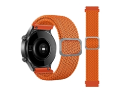 Pulseira De Relógio Universal Ajustável De 20 Mm Em Nylon Trançado Elástico