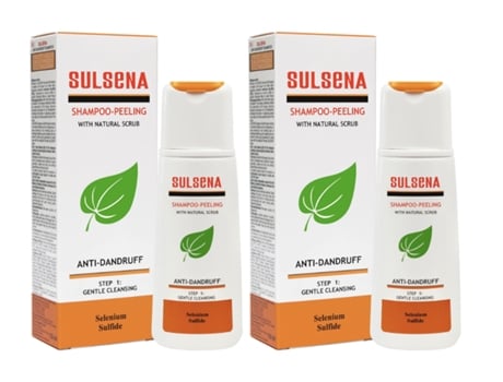 Champô-Shampoo-Peeling Anticaspa de Sulfeto de Selênio com Esfoliante Natural 150Ml 2X SULSENA