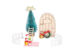 Mali decoração de Natal para Casinha de Bonecas Miniatura 1:12 Acessórios de Alta Qualidade