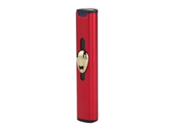 Isqueiro Eletrônico Portátil Usb Recarregável À Prova De Vento Vermelho