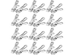 Prendedores De Roupa Ultechnovo Leves E Duráveis, 40 Unidades Em Aço Inoxidável, Resistentes E Antiderrapantes, 5cm