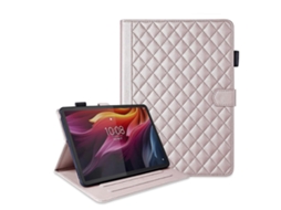 Capa De Couro Com Padrão De Losangos Para Tablet Lenovo Xiaoxin Pad Pro 12.7 2025