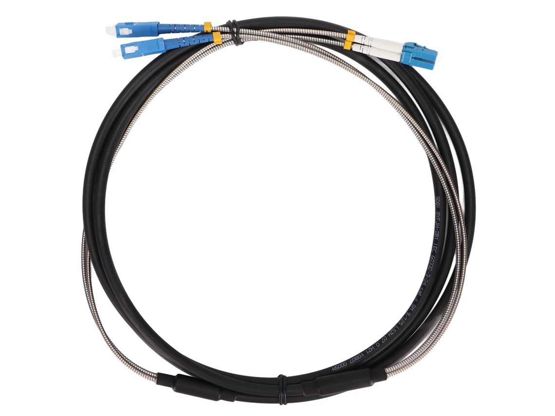 Cabo de fibra óptica monomodo blindado SC para LC de 3 m para data center Ethernet