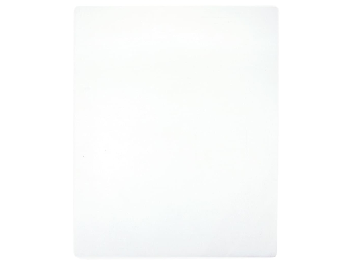 Vidaxl Lençol Ajustável 180x200 Cm Algodão Jersey Branco