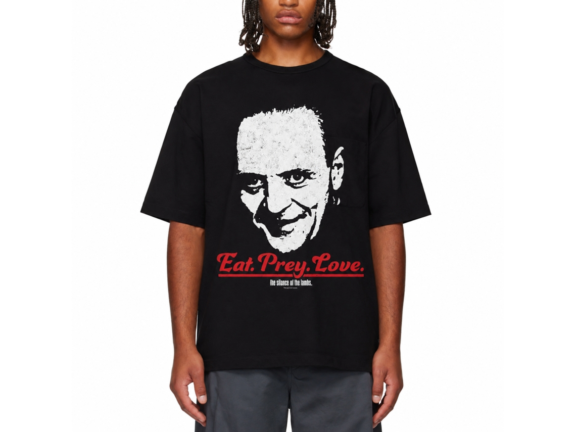 Rockinstone Silence Of The Lambs Movie Eat The Rude Black Adult T-shirt Size:s
