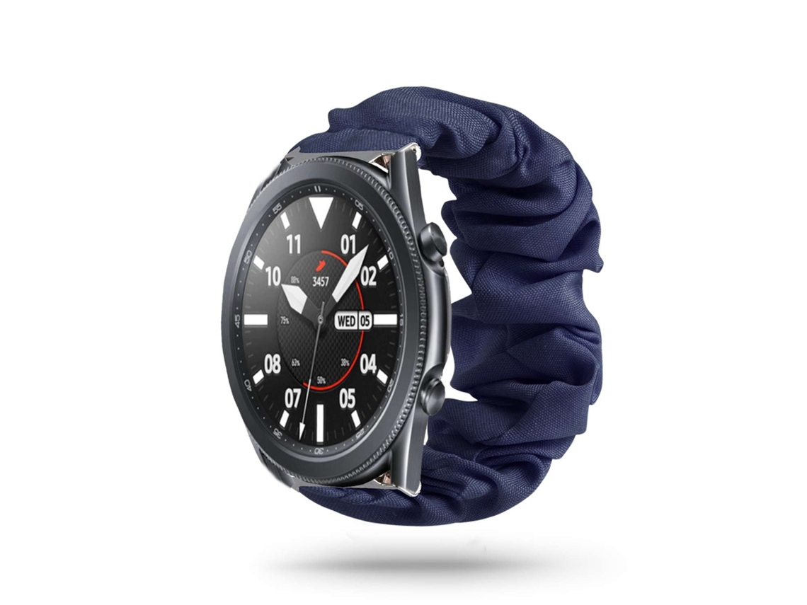 Bracelete Garmin Forerunner 645 Pulseira Scrunchie Azul