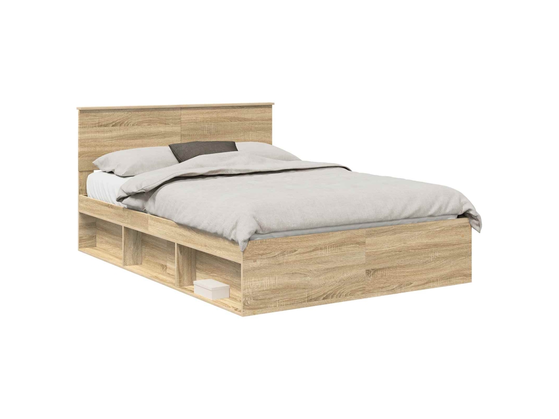 Estrutura da Cama com Cabeceira Sonoma 140 X 190 Cm MAISON EXCLUSIVE