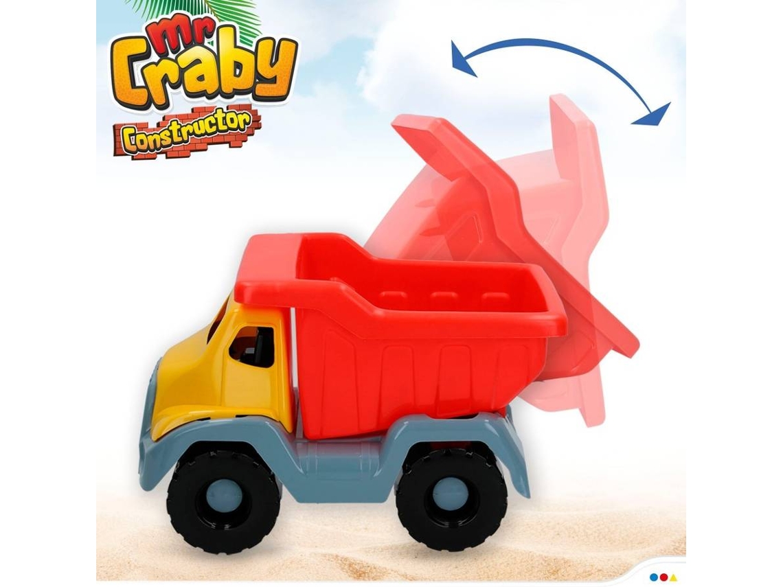 Pack brinquedos de praia CB TOYS Mr Craby Builder com acessórios (30x16x20  cm - 18 meses)