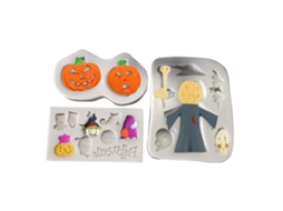 Moldes de Silicone LAXISCREED para Pumpkin Wizard Halloween Diy