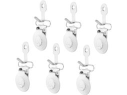Galpada 6-suportes De Parede Para Colchas E Tapeçarias Com Clipes Plástico Antiderrapantes, Suporte Robusto Para