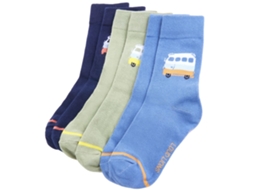 Meias Para Criança 5 Pares Ue 26-29