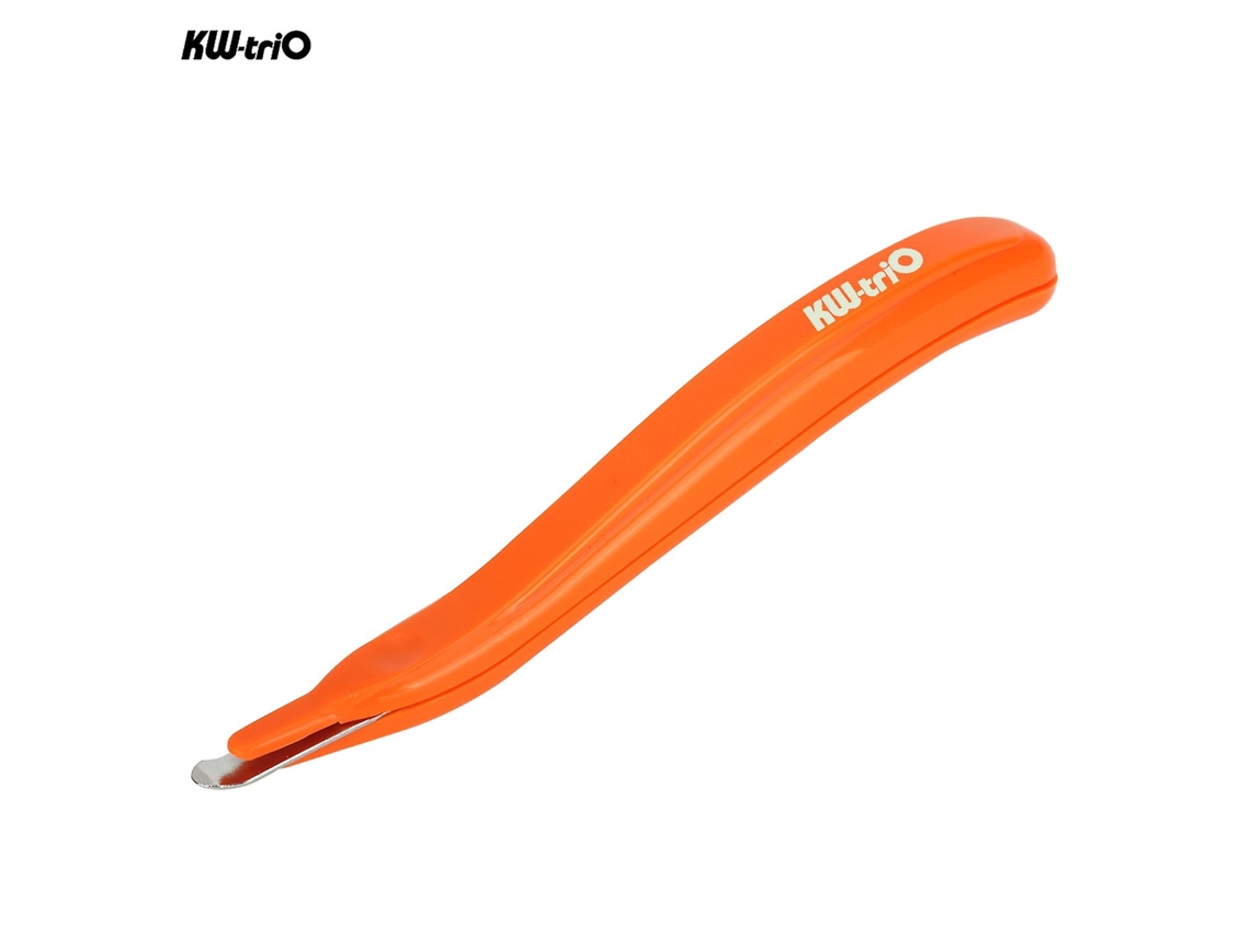 Removedor de grampos portátil com recipiente de liberação rápida, cabeça magnética, fácil de usar, para desktops e escolas. Slowmoose
