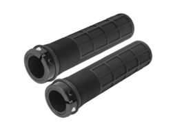 GRIPS PARA BICICLETA MALI, antiderrapantes, com trava, de TPR + alumínio (S/MARCA)