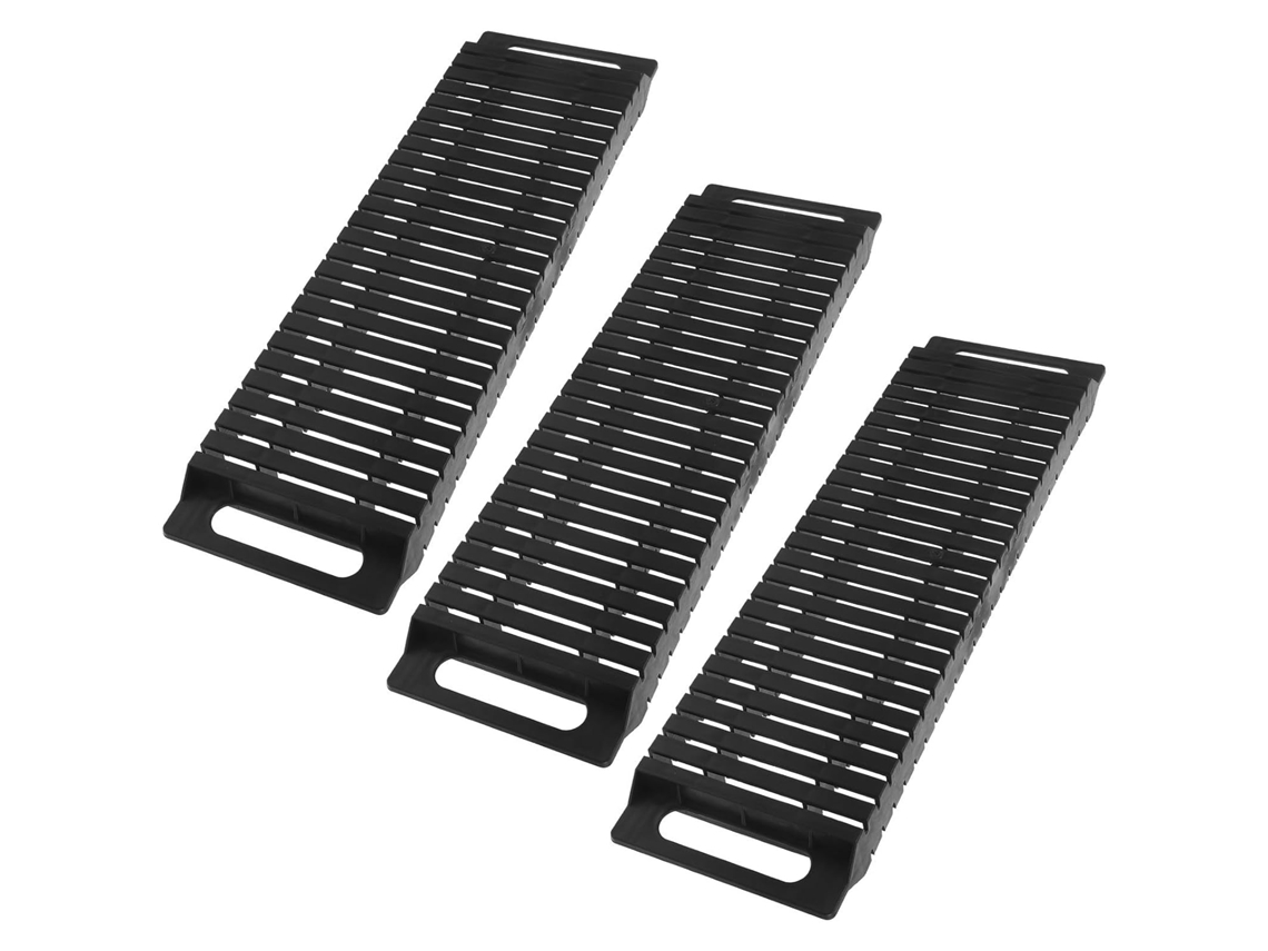 Suporte Para Placa De Circuito Impresso Com 25 Slots, Design De Barra Dupla, 3 Unidades Em Plástico Pp, Para Montagem De